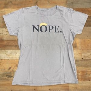 Nope Tee Grey Medium
